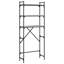 Engineered Wood, Metal Bathroom Shelves-857200689