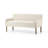 Addington 100% Flax/Linen Upholstered Bench