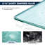 Écran de douche sans cadre l 30 po x H 74 po avec verre trempé transparent de 8 mm, tablettes en verre-111995190