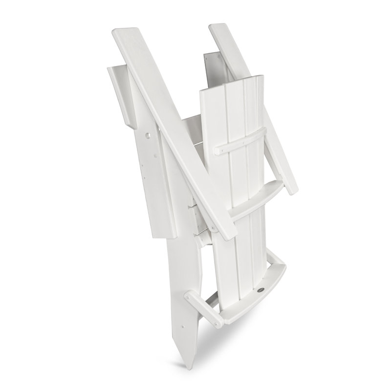 POLYWOOD Quattro Folding Adirondack, White