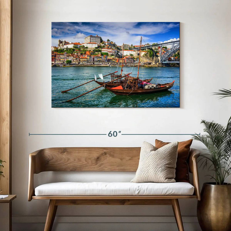 Hannes Douro River Fishing Boats, 30" H x 45" W
