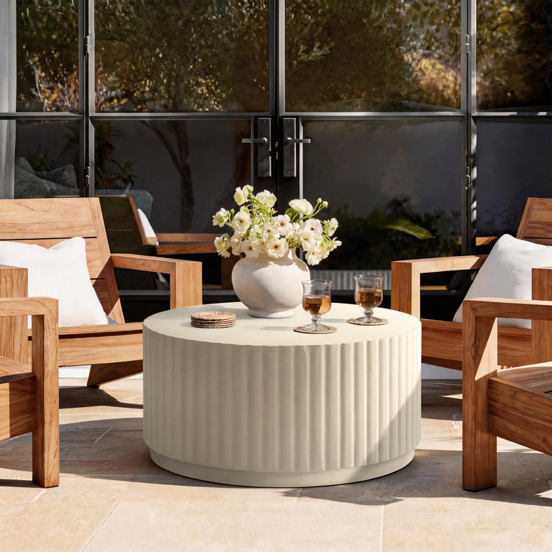 Table basse Albert, Blanc
