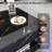 Large High-Glossy Coffee Table,Modern Coffee Table With 2 Sliding Drawers &16 Colors LED Lights-106359895