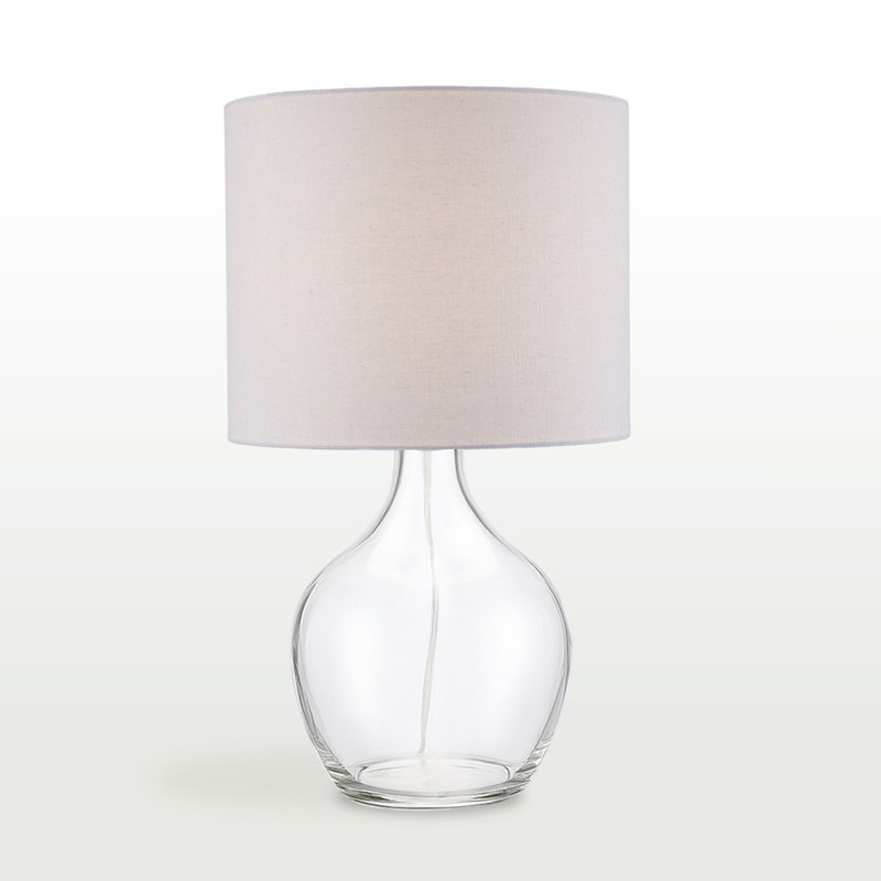 Lampe de table cylindrique à 1 lumière Aven, H 20,5 po x l 12 po x P 12 po