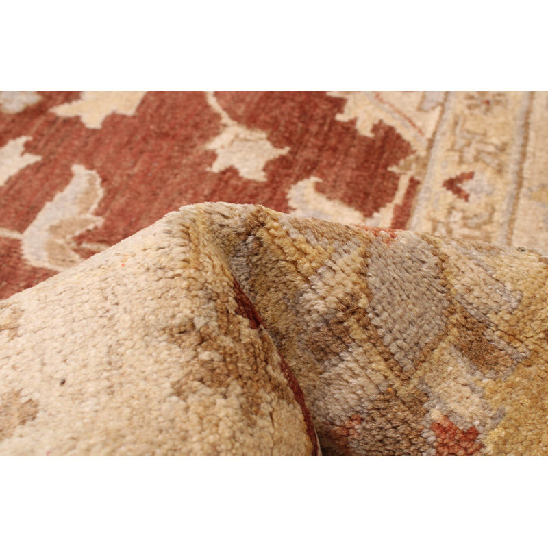 Tapis brun foncé Peshawar Oushak 8 pi 0 po x 10 pi 0 po