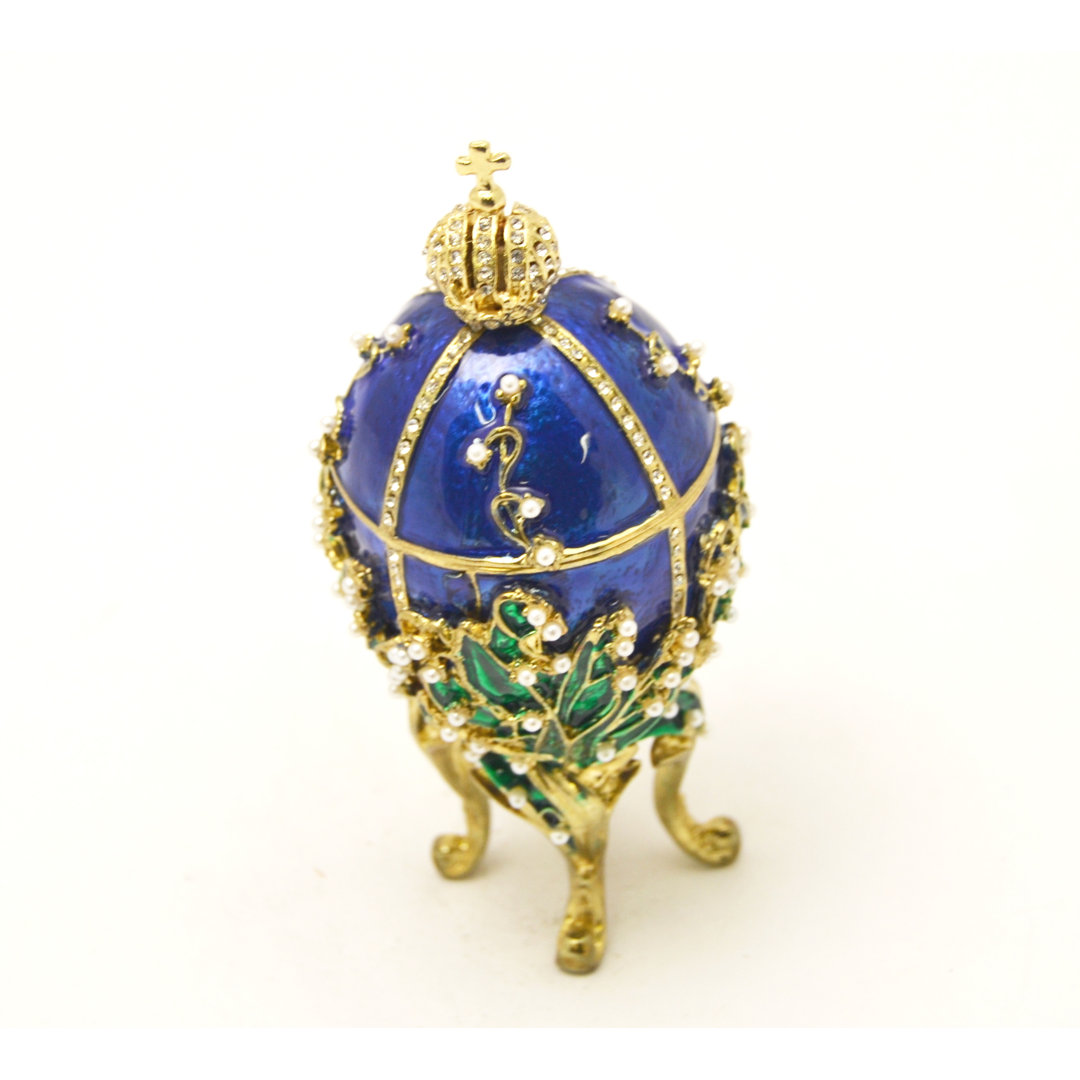 Lily of Valley Egg Trinket Box Ciel Collectables 