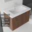 Meuble-lavabo flottant 36 po avec lavabo à porte à fermeture en douceur pour petites salles de bain 36 po-133397035-133397038