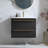 Elozor 30“ Modern Single Bathroom Vanity with Ceramic Top-542828907