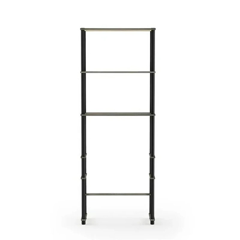 Rangement au-dessus de la toilette l 23,6 po x H 64,1 po x P 9 po Anoka, Gris chêne français/noir