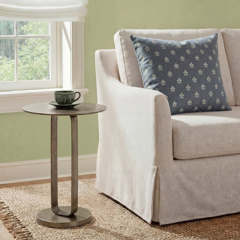 Stanza End Table, Aged Bronze