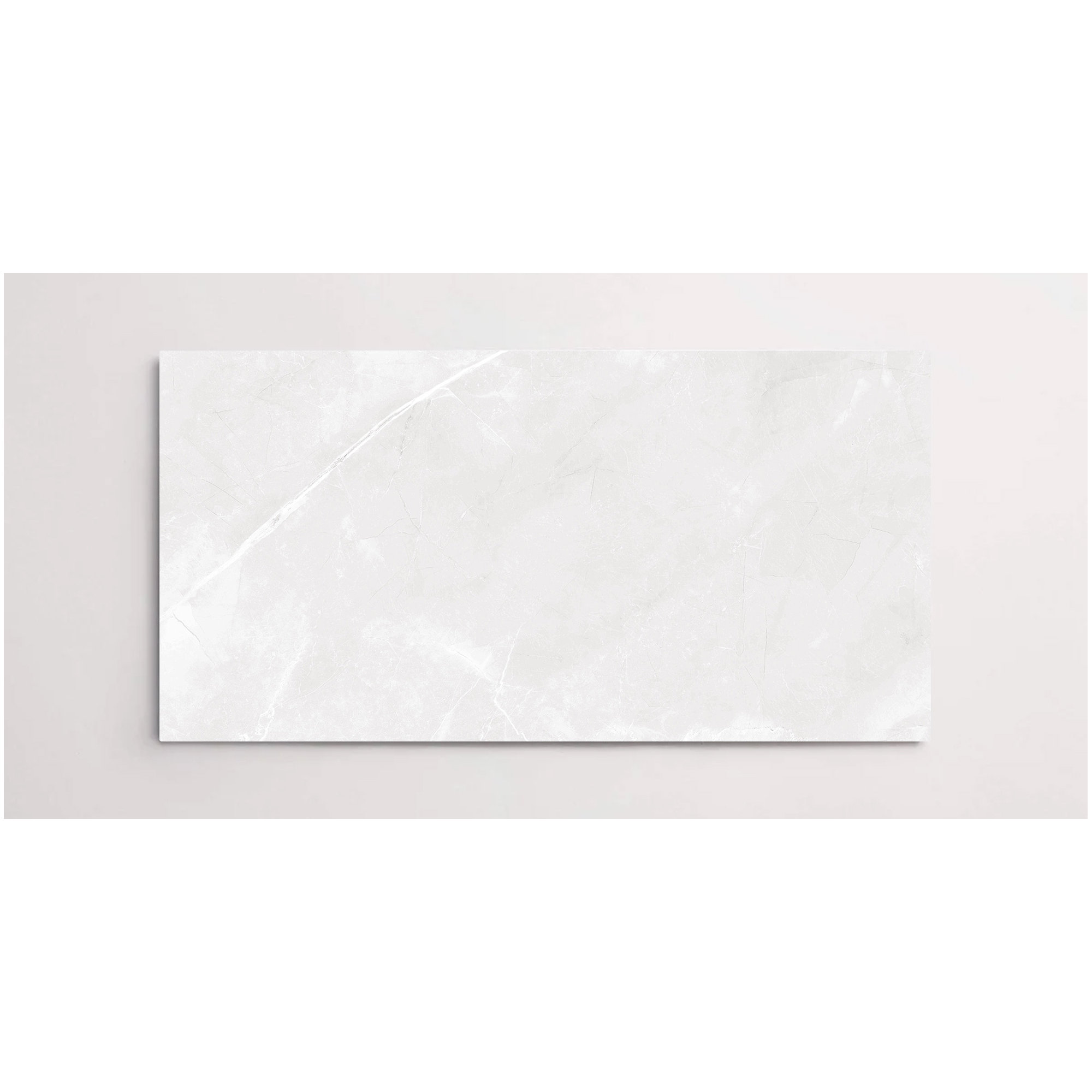Magi 12" x 24" Matte, Marble Look, Blanco