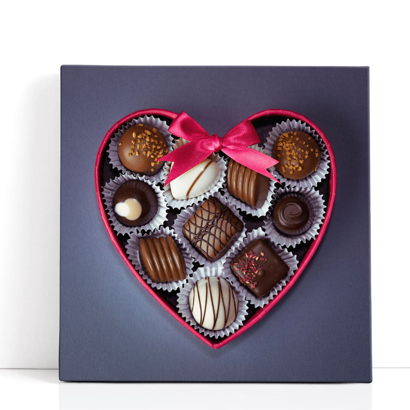 Chocolate Heart - Canvas Print Wall Art, 20" H x 20" W