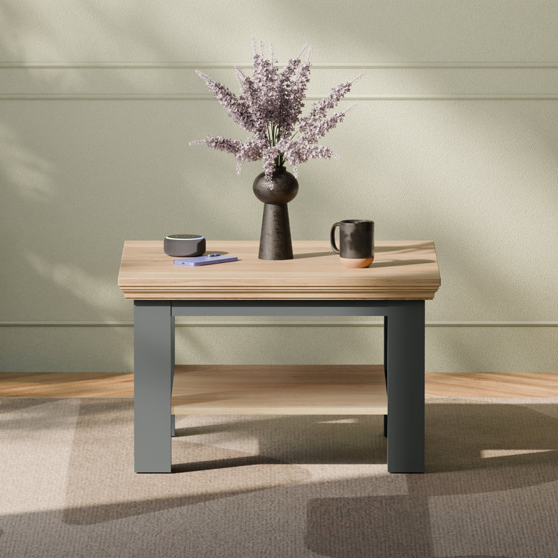 Pontypool Coffee Table with Storage, Grey