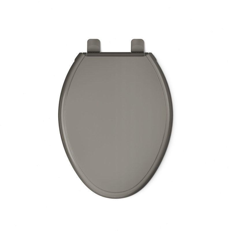 Glenbury Elongated Toilet Seat, Cashmere, Ready Latch