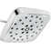 4-Setting Multi Function Fixed Shower Head with H2Okinetic Technology