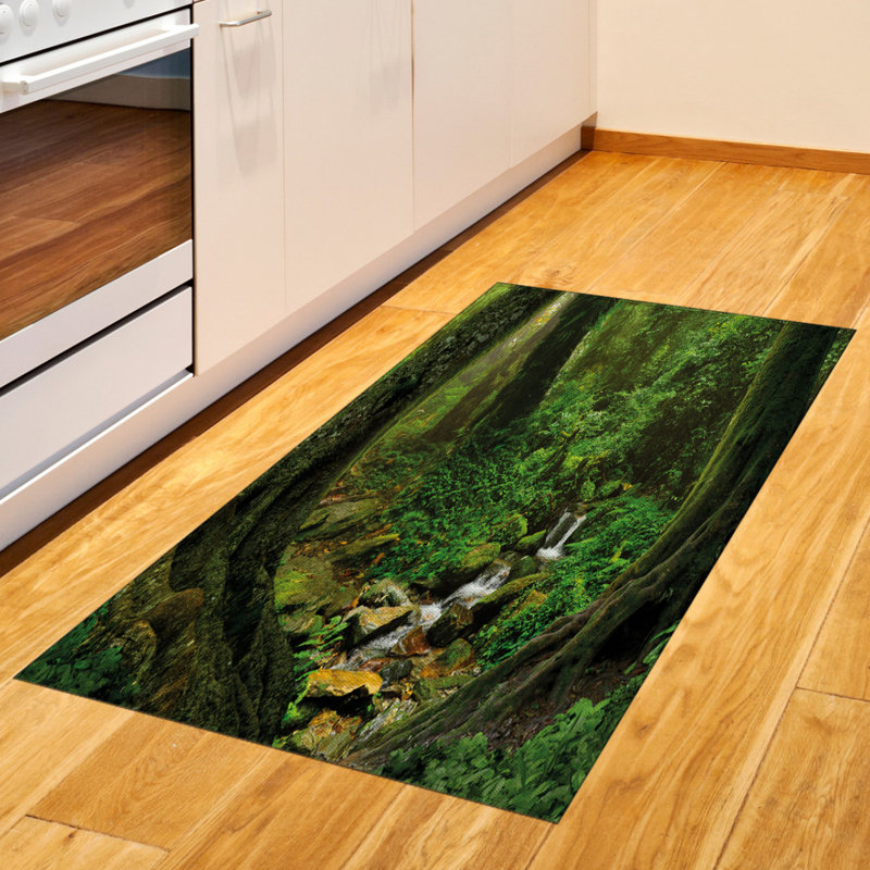 Nature High Density Long Fiber Poly Threads Decorative Area Rug Carpet, Rectangle 2'7" x 5'