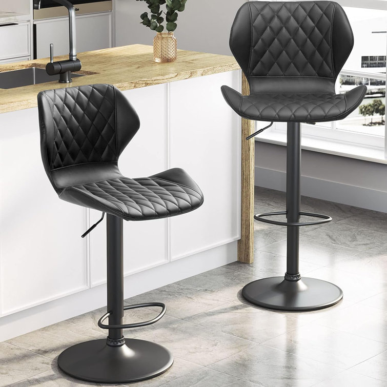 Ritesh Swivel Adjustable Height Bar Stool