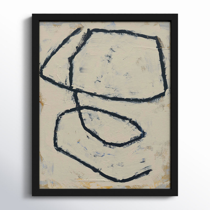 Twisted 4 by Jacques Pilon, 20" H x 16" W x 1.25" D, Black Framed Paper