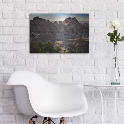 Badlands Vii' by Rick Berk Metal Wall Art