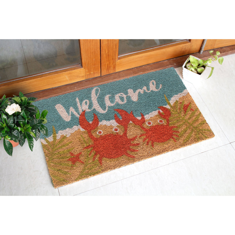 Tapis de porte antidérapant Battista 30 po x 18 po