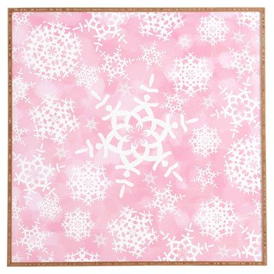 Snow Flurries' Picture Framed Graphic Art Print on Wood -  Deny Designs, 17778-frwala