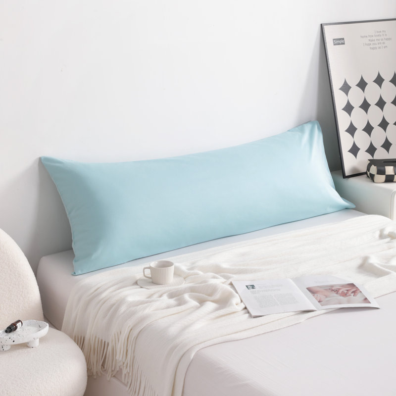 1 PC Body Pillowcase, Cotton Pillowcase, Envelope Closure, 20x54inches - NTBAY, Aqua