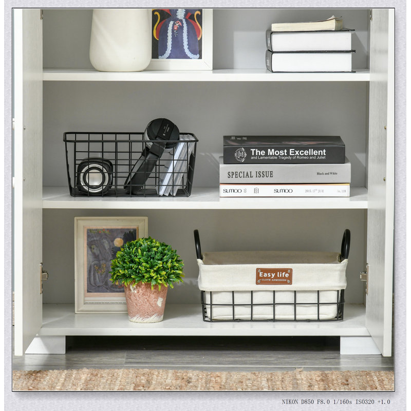 Garde-manger industriel blanc avec placard et tablettes