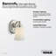 Bancroft 1 Light Indoor Bathroom Wall Sconce, Position Facing Up or Down, UL Listed-795875232