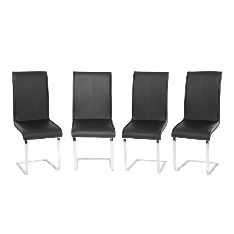 Hayworth Upholstered Dining Chair, Black
