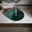 Iron Plains Metal Oval Vessel Bathroom Sink with Overflow-1291388325