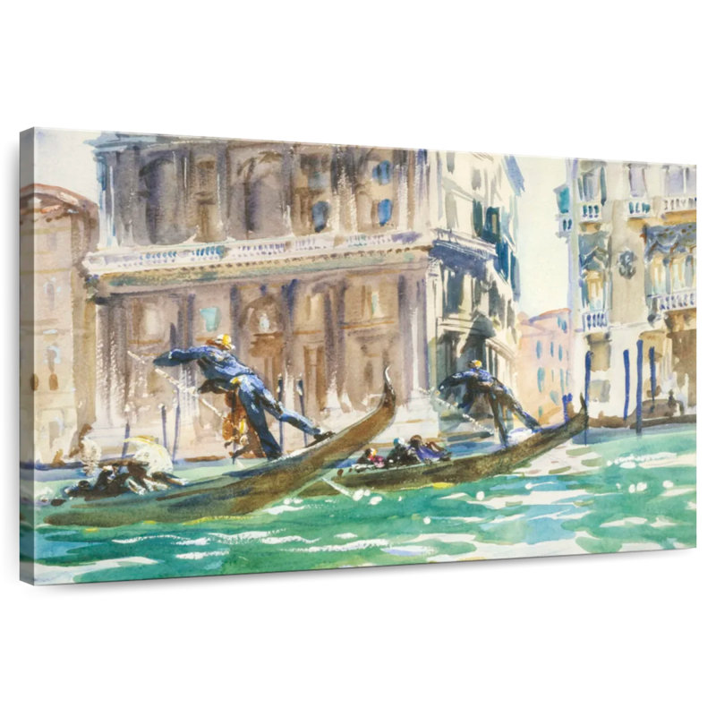 Mehar vue de Venise 1906, H 8 po x l 12 po