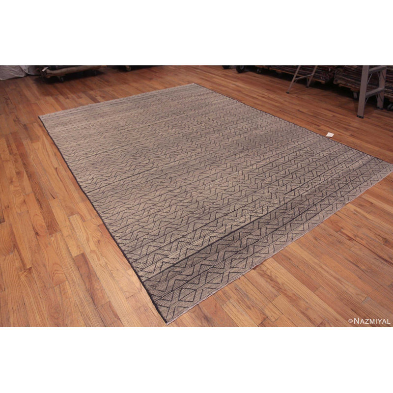 Allover One-of-a-Kind 9'1" X 11'9" Hand Knotted Area Rug