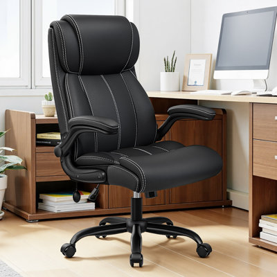Ergonomic Executive Chair with Air Cushion Back by Latitude Run