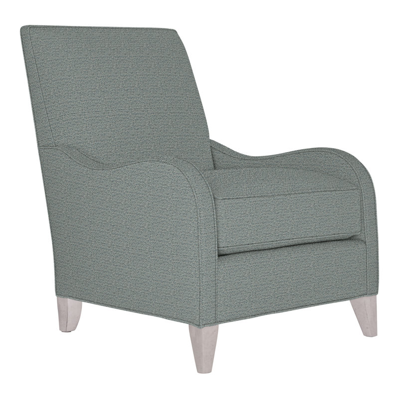 Fauteuil Zoe de 29 po Vanguard, Cobalt Tuck, Gris tourterelle