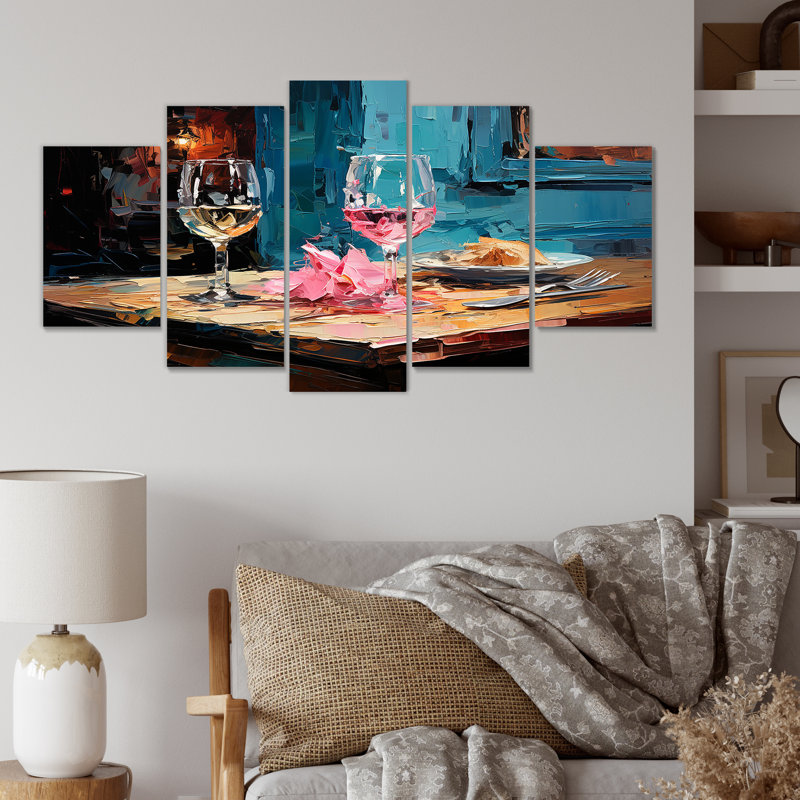 Doux prune ombre de syrah vin - vin décoration murale multipanel