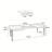 Transitional Style 1Pc Dining Table With 2X Leaves Top Rectangle Table Kitchen Dining Room-251911742-251761952