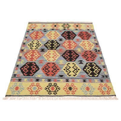 Ankara FW Blue Kilim 5'4" x 7'6"