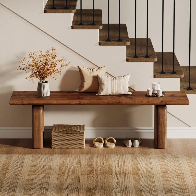 Solid Wood Bench