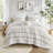 Madison Park Carolina Black Stripe 7-Piece King/Cal King Comforter and Quilt Set-103515944-103515945