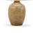 Gee 23 Inch Table Lamp Set Of 2, Ivory Drum Shade, Tan Geometric Pot Base
