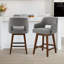 Tabouret de comptoir rembourré Lainey-104838745
