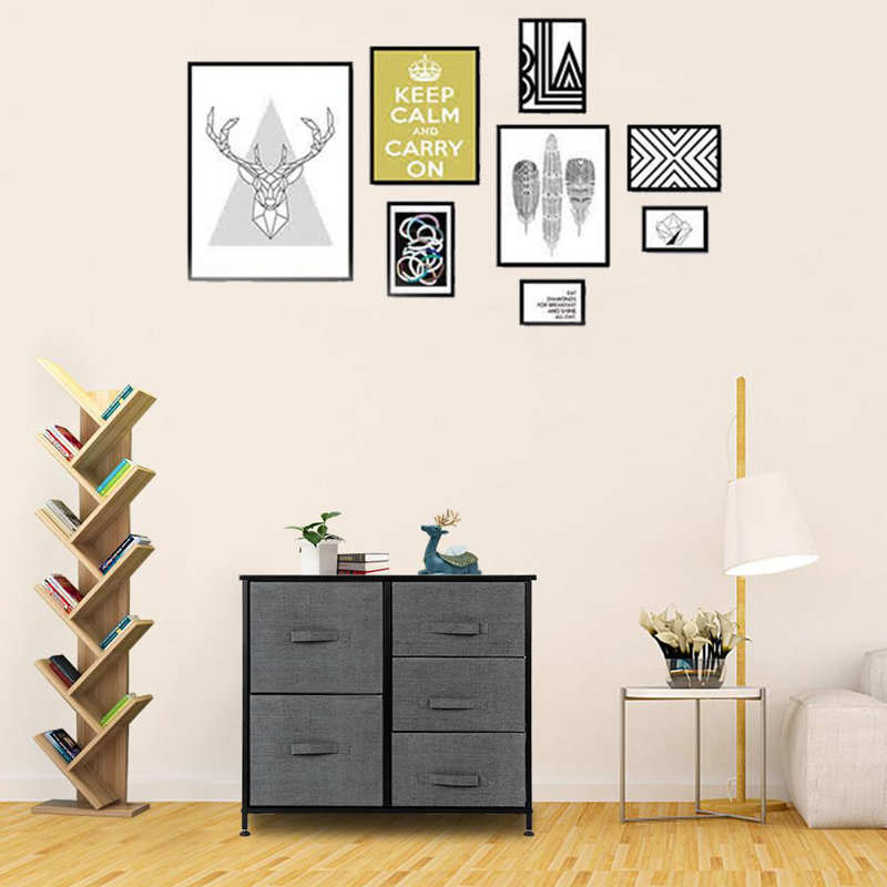 Commode double 5 tiroirs Odera