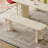 French-style Durable Solid Wood Dining Table Sets