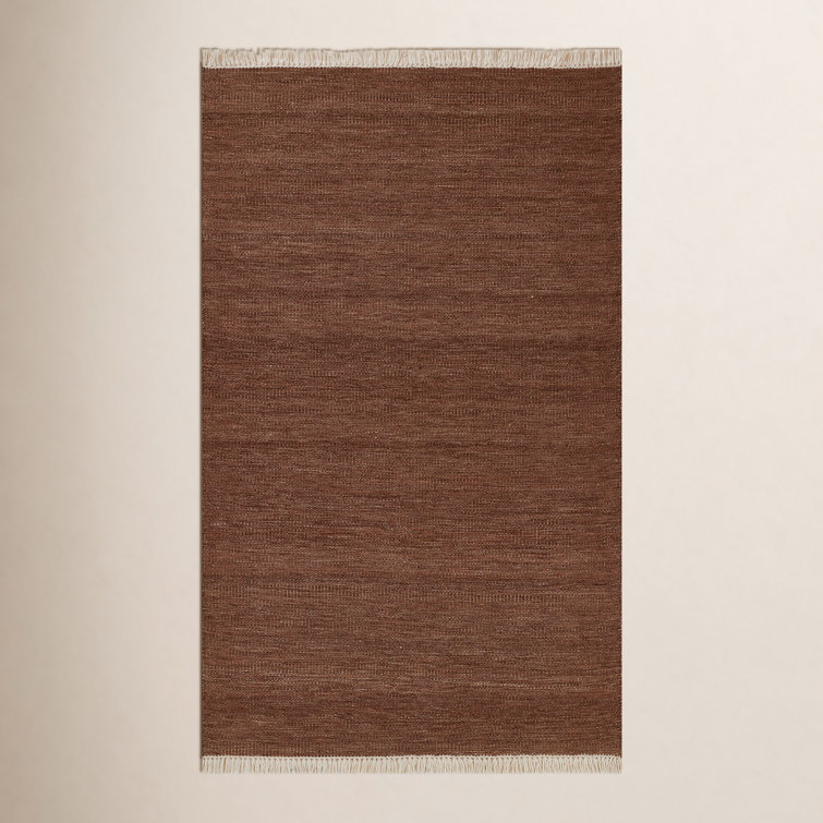 Cassandra Hand Woven Modern Indoor Outdoor Brown Rug