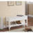 White Solid Wood Shoe Bench - Organized And Practical Storage With Generous-1549855253