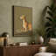 Resting Greyhound Modern - Wrapped Canvas-514088096-514088102