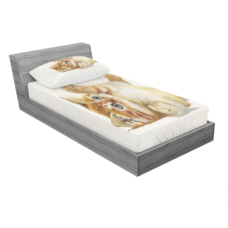 Microfiber Sheet Set, Twin XL Sheet Set with Fitted Sheet