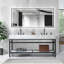 Meuble-lavabo double autoportant 72 po avec plateau en pierre d'ingénierie Wilde-1892685536-1892731696
