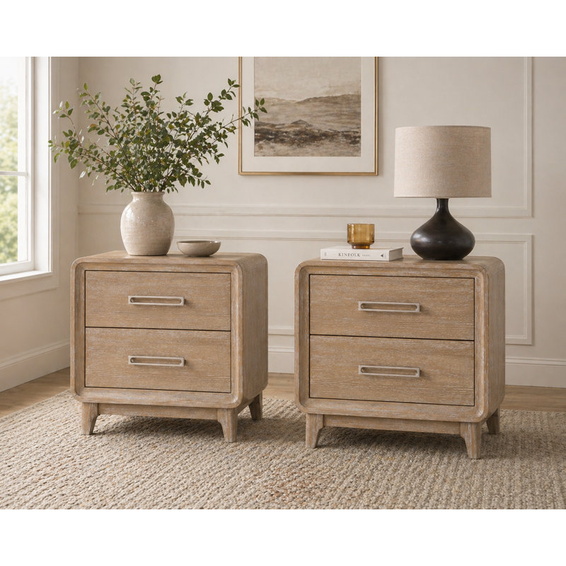 Kloi 2-Piece Double Nightstand Set