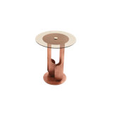 Egg Designs 'Drop' Glass End Table